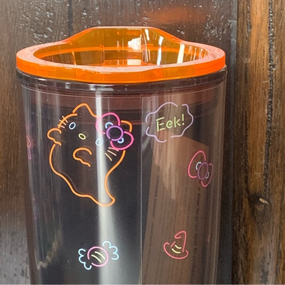 Hello Kitty Cat Burglar Halloween Tumbler - Jack O’Lantern Candy Ghost Eyeball - Picture 9 of 14